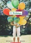 11 Birthdays, Wendy Mass, Massachusetts Book Award, http://PragmaticMom.com, Pragmatic Mom, groundhog day book, PragmaticMom