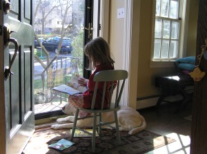 sam and max reading, melissa boucher, caught in the act of reading, https://pragmaticmom.com, Pragmatic Mom