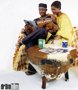 african drum table, http://PragmaticMom.com, pragmaticmom