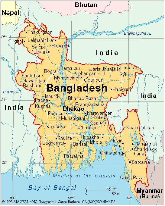 map of Bangladesh, http://pragmaticMOm.com, Teach Me Tuesday