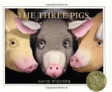 The Three Pigs , caldecott, weisner, pragmatic mom