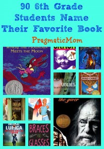 best books for 6th grade, favorite six grade books, 