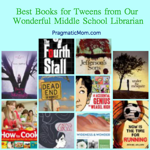 best books for tweens, middle school summer reading list, best books for middle school, 
