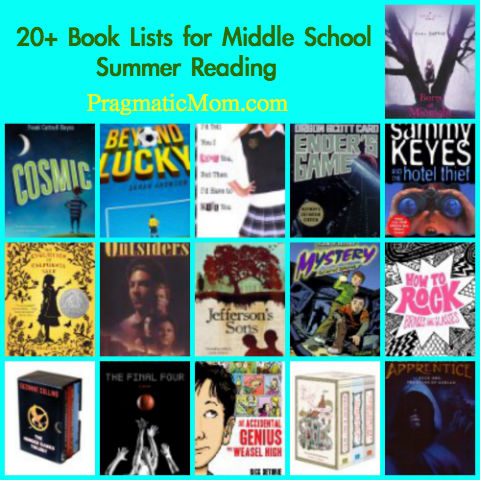 best books for middle school, 7th grade reading lists, 8th grade summer reading lists, 6th grade reading lists