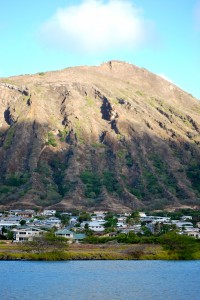 Hawaii Kai view of volcano