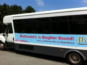 BlogHer bus