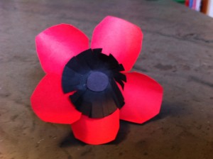 Veteran's Day poppy project