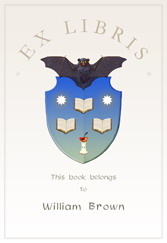 applecore Felix Doolittle, book plates for kids, custom book plates, book labels for kids