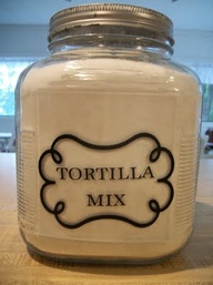 homemade tortilla mix