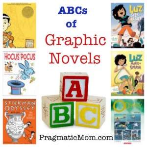ABCs of graphic novels, best graphic novels for kids, kids favorite graphic novels, graphic novels for preschool, wordless graphic novel