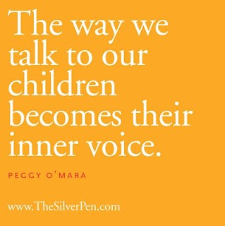 child's inner voice, the way you talk to your child becomes their inner voice