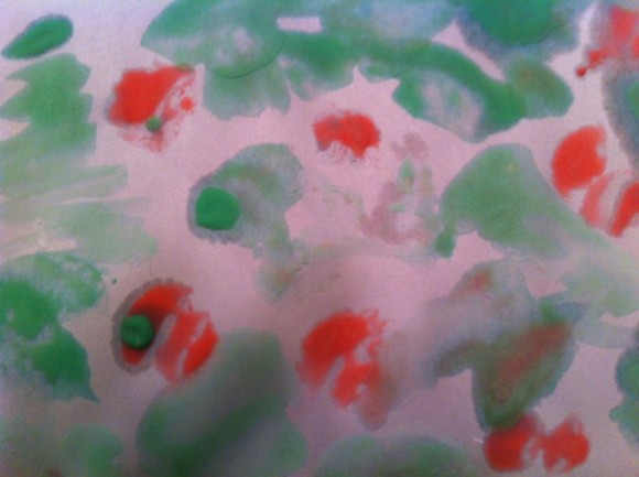 art project for kids, make sidewalk chalk paint, paint like impressionist art project for kids