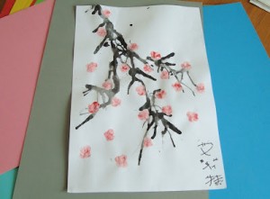Chinese flower painting, 