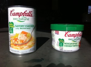 healthy heart soup, Campbell's soup healthy versions, canned soup