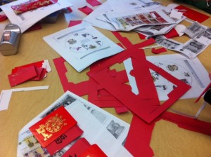 2nd grade China unit crafts, Chinese red envelope crafts