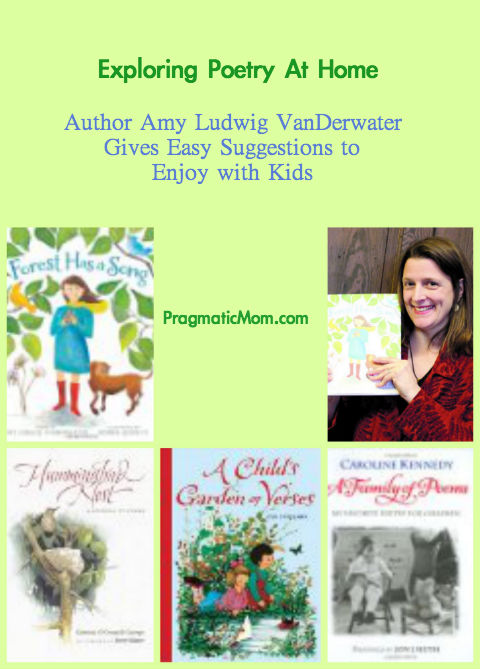 teaching poetry at home, teaching poetry to kids, reading poems at home, Amy Ludwig VanDerwater, Forest has a song