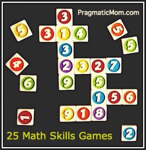 25 math games, 25 math skills games, 