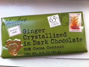 dark chocolate indulgence for mom, dark chocolate with ginger, dark chocolate with love poem