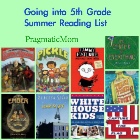 rising 4th grade summer reading list, 5th grade summer reading list, going into 5th grade summer reading list