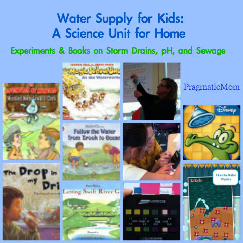 water supply science unit for kids, storm drain science unit for kids, 