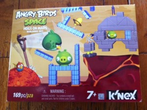 Angry Birds Space Hogs on Mars K'NEX giveaway