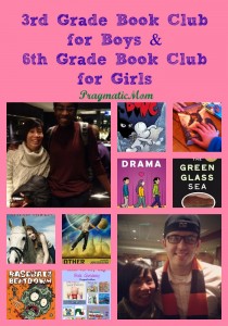 3rd grade book club for boys, 6th grade book club for girls, nerdy book club meet up in boston