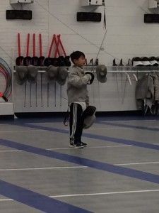 first fencing lesson for third grade boys