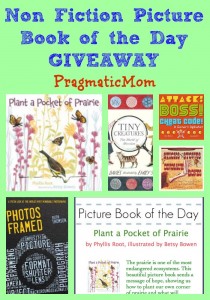 non fiction picture book of the day giveaway, plant a pocket of prairie by phyllis root