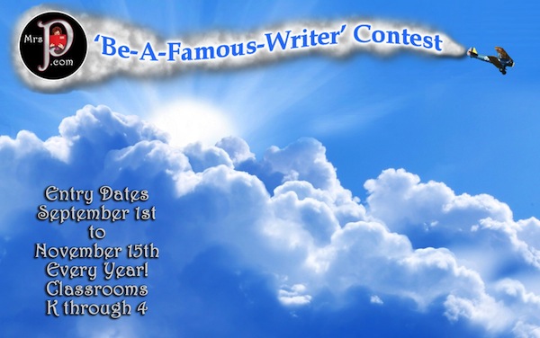 Be a Famous Writer Contest, Mrs. P