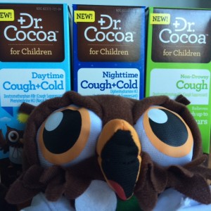 A Spoonful of Chocolate Makes the Medicine Go Down. Dr. Cocoa cold and cough medicine for kids