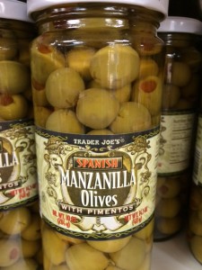 spanish olives from Trader Joe's for paella