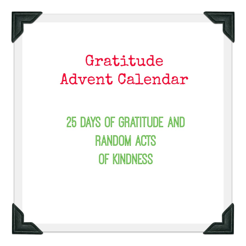 gratitude advent calendar