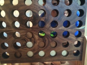  connect four wooden monkey pod games