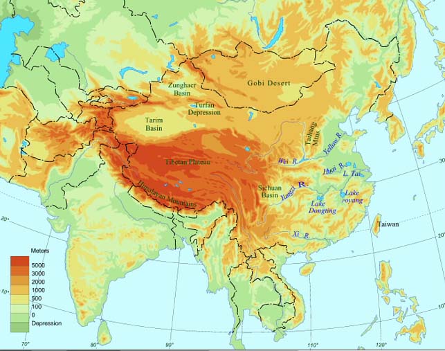 map of china