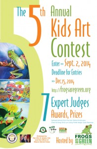 5th Annual Frogs Are Green Kids Art Contest