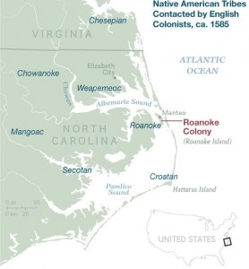 lost colony of Roanoke Island