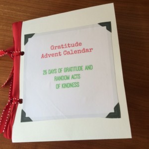 25 acts of kindness advent calendar that you make yourself