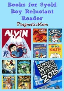 Books for 8yold Boy Reluctant Reader
