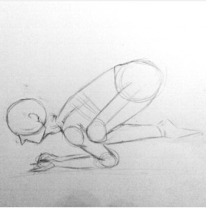 yoga sketch