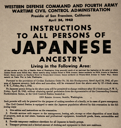 Japanese American internment WWII