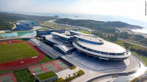 The online game developer run by an avid "Star Trek" fan has built its headquarters in China in the shape of the legendary spaceship 