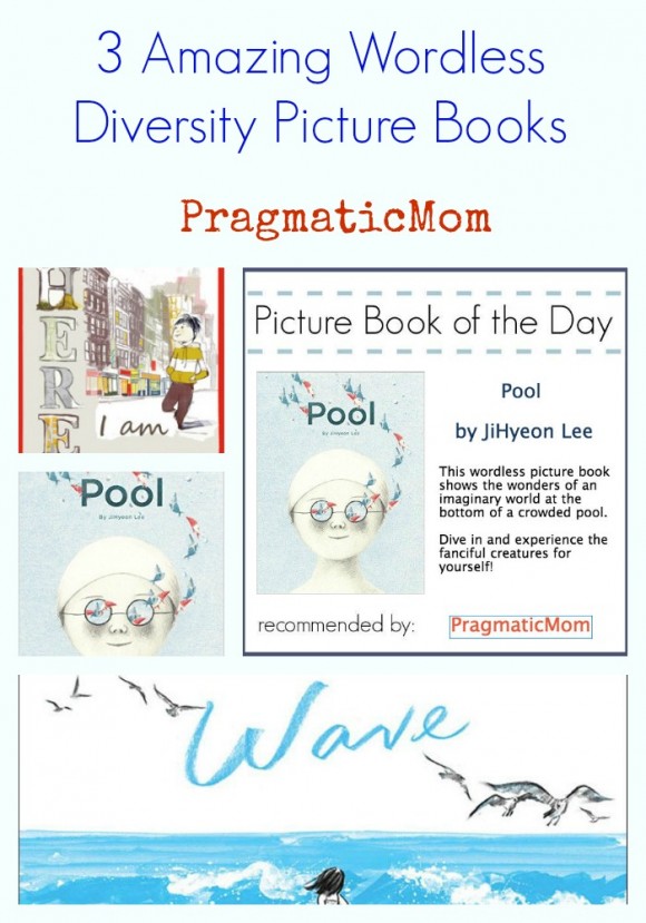 Pool by JiHyeon Lee, 3 amazing wordless diversity picture books