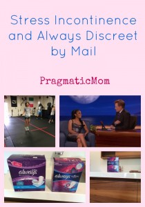Stress Incontinence and Always Discreet by Mail