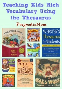 Teaching Kids Rich Vocabulary using the Thesaurus