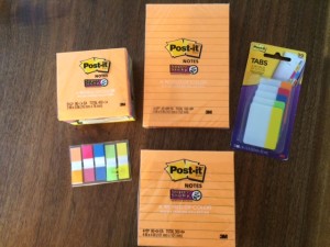 Post It Notes for an Organized Back to School