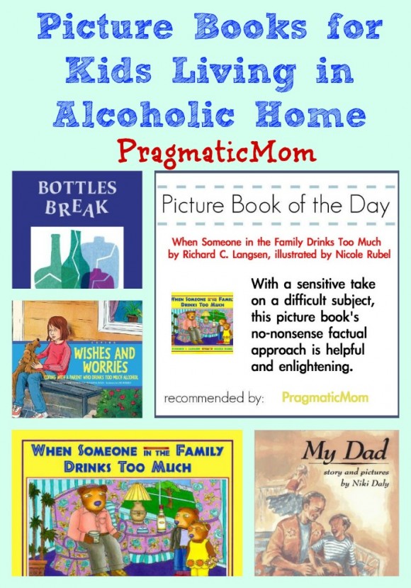 Domestic Violence Awareness month, living in alcoholic home picture books
