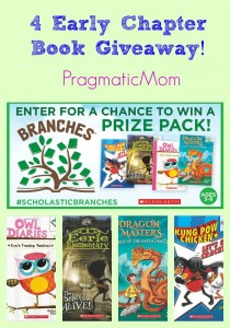 4 Early Chapter Book Giveaway! #ScholasticBranches