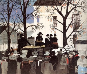 Horace Pippin, John Brown Going to His Hanging