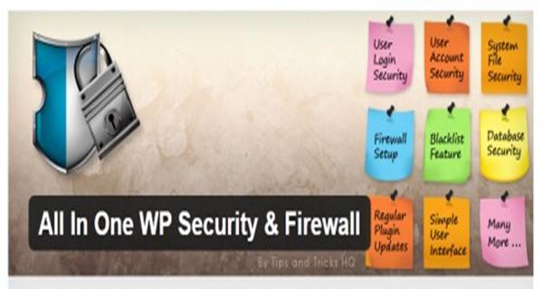 All in One Security and Firewall plugin for WordPress