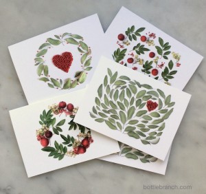 Giveaway: Botanical Cards from Bottle Branch